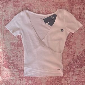 Hollister white top new with tags